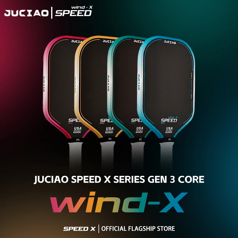 JUCIAO Gen3 Carbon Fiber Pickleball Paddle For Power And Spin