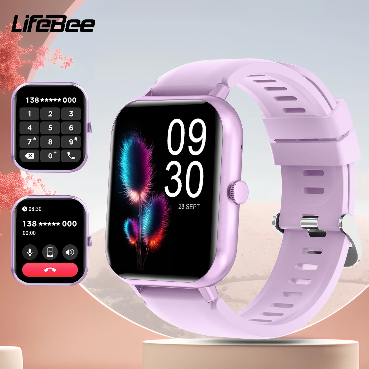 Lifebee Smart Watch Fitness Tracker With 100 Plus Sports Modes