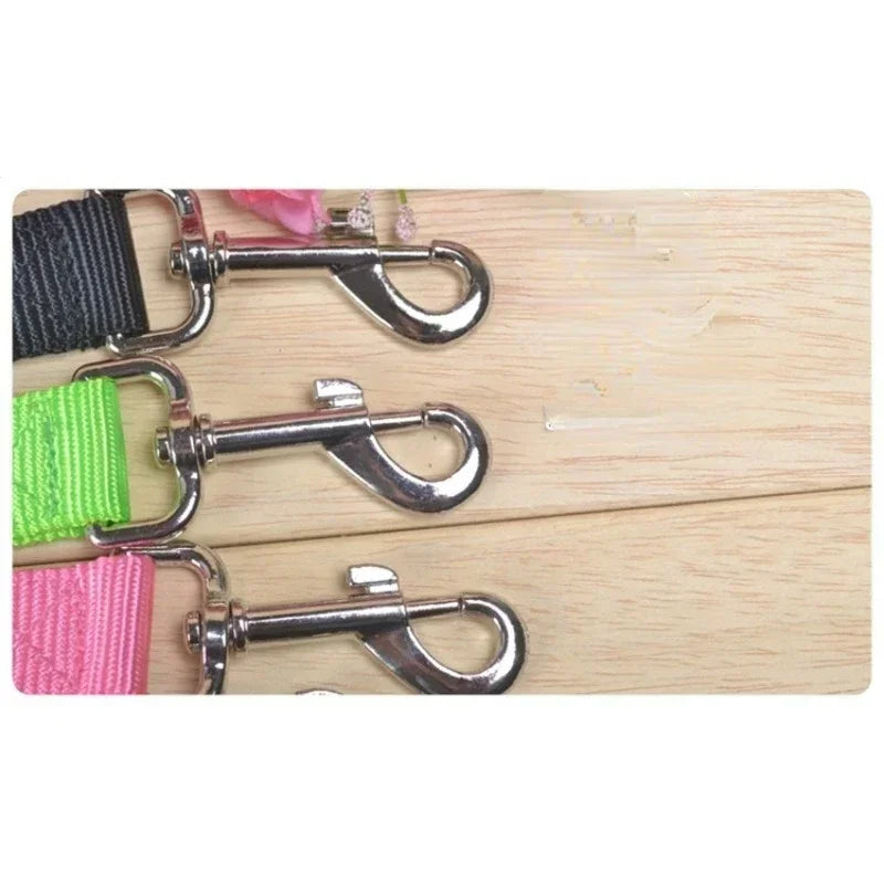 Adjustable Nylon Pet Leash Belt Traction Walking Lead For Dogs And Cats