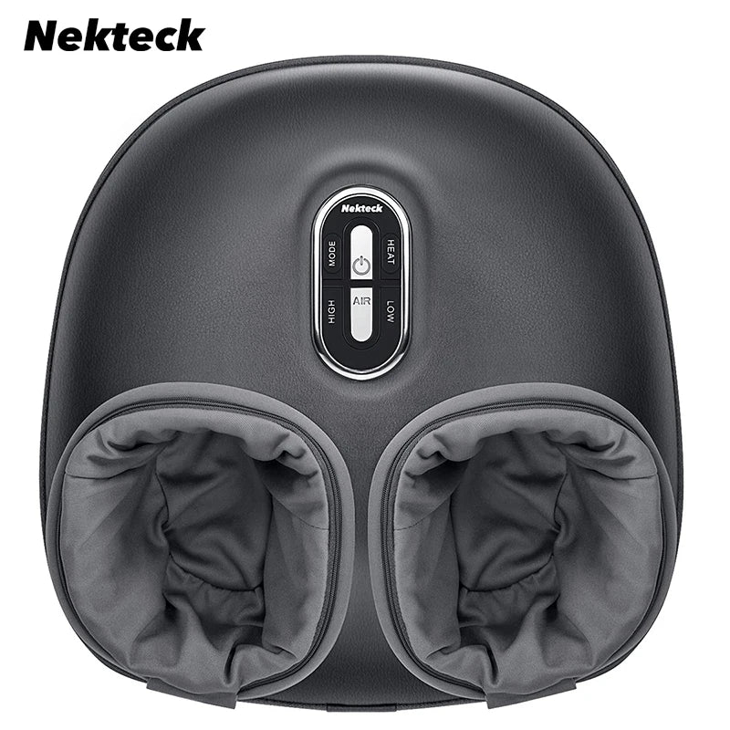 Nekteck Foot Massager With Heating Therapy Air Compression Shiatsu Kneading