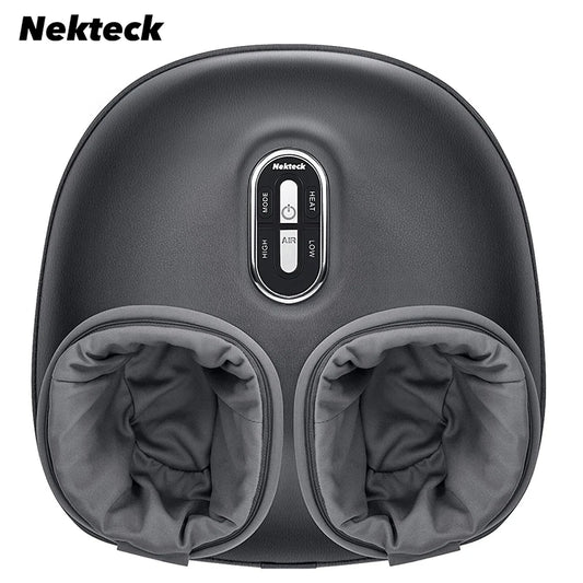 Nekteck Foot Massager With Heating Therapy Air Compression Shiatsu Kneading