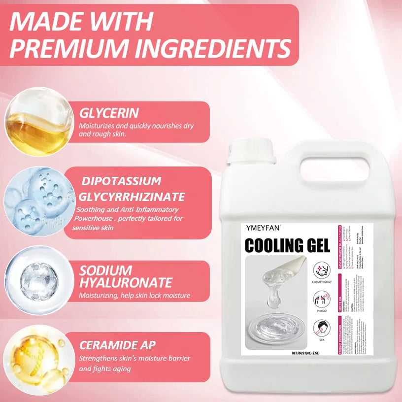 YMEYFAN Conductive Gel For Ultrasonic Facial Microcurrent EMS HIFU