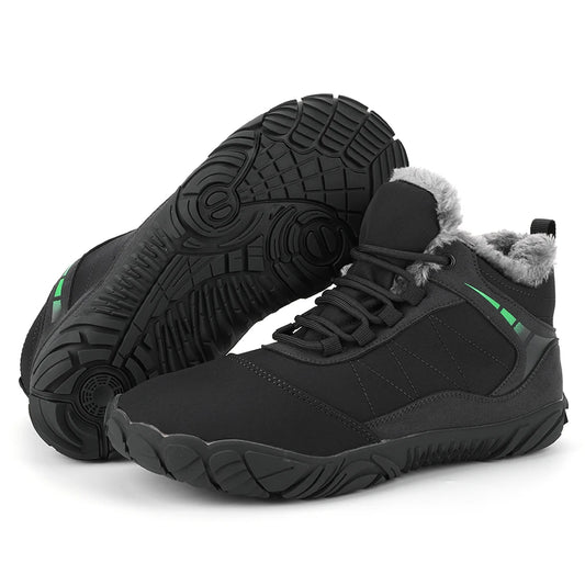 Winter Barefoot Snow Boots Non Slip With Wide Toe Box
