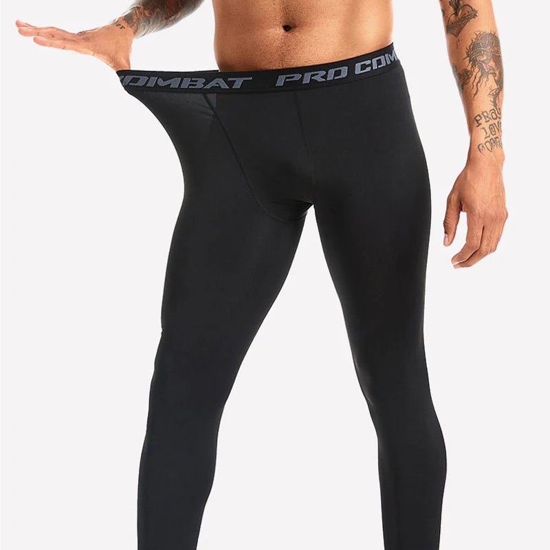 NONECN Men's Compression Tights for Running and Training