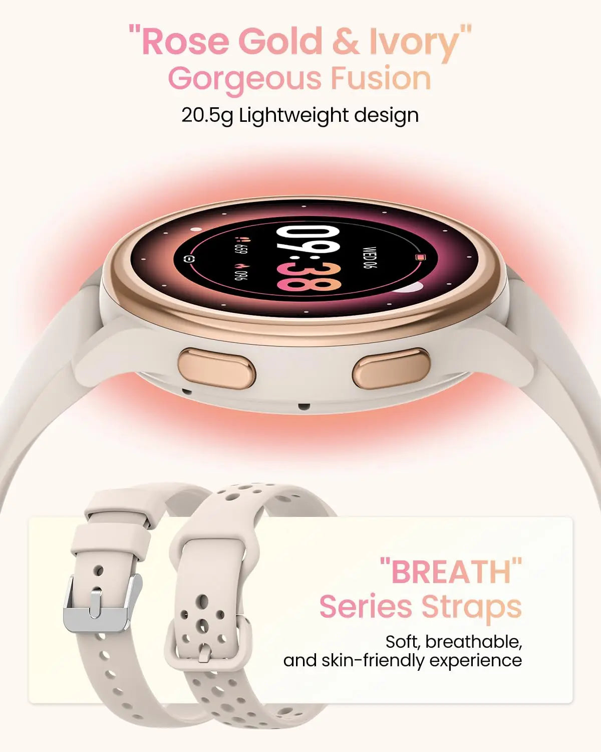 AnyloopCa Women Smartwatch Fitness Tracker With 400 Faces