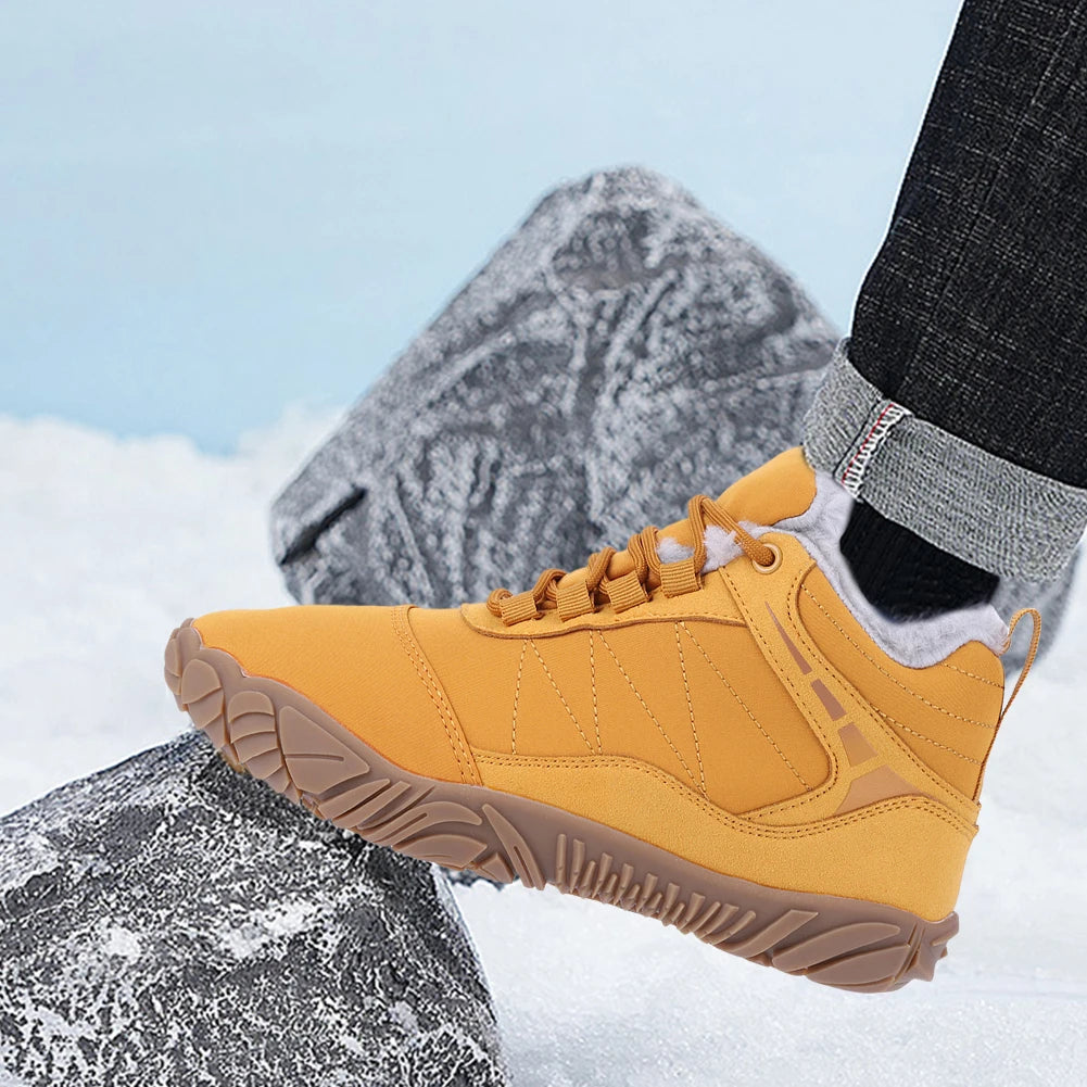 Winter Barefoot Snow Boots Non Slip With Wide Toe Box