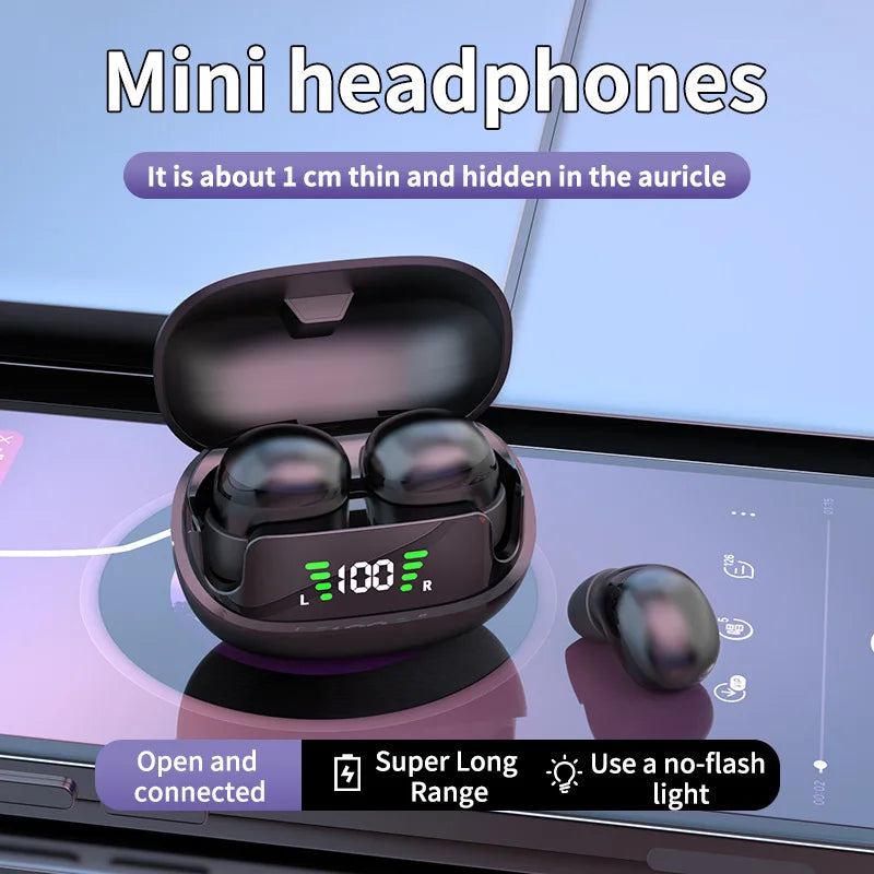 SHUKE Mini Wireless TWS Bluetooth Earbuds With Mic