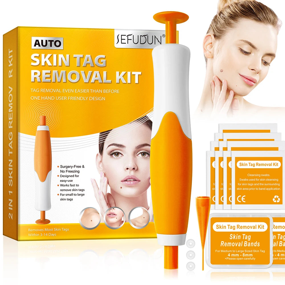 Rubber Ring Face Mole Removal Tool Kit For Safe Painless Wart Removal