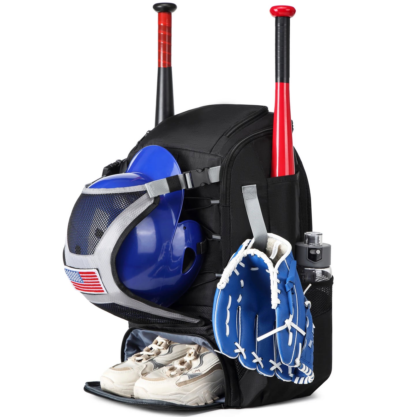 YH GSCN Baseball Backpack With Shoe Compartment Large Capacity