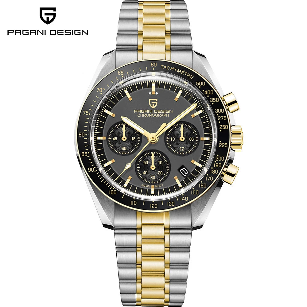 PAGANI DESIGN CK2998 Moon Watch Stainless Steel Chronograph For Men