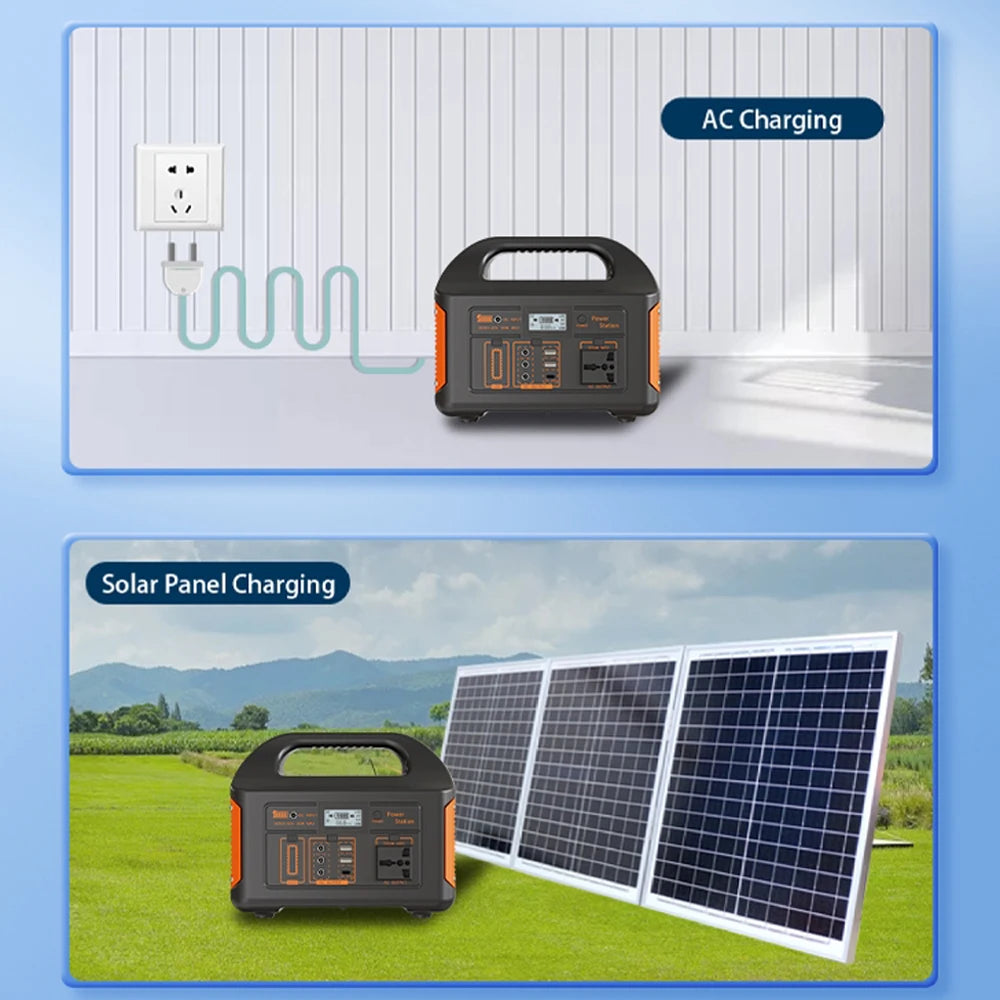 GaiaRay Portable Power Station 256Wh LiFePO4 Outdoor Camping Generator