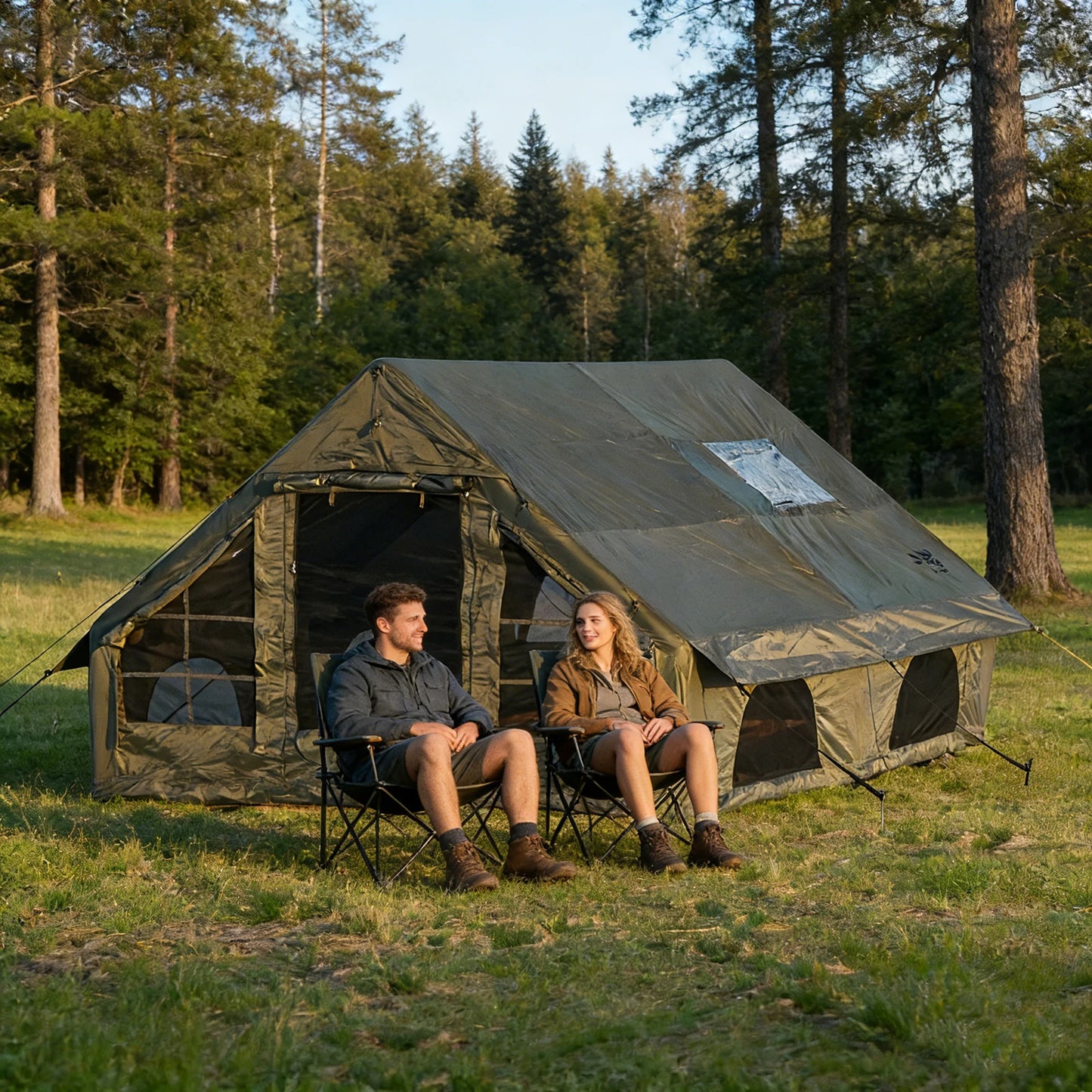Pakicetus Quick Setup Inflatable Camping Tent For Family