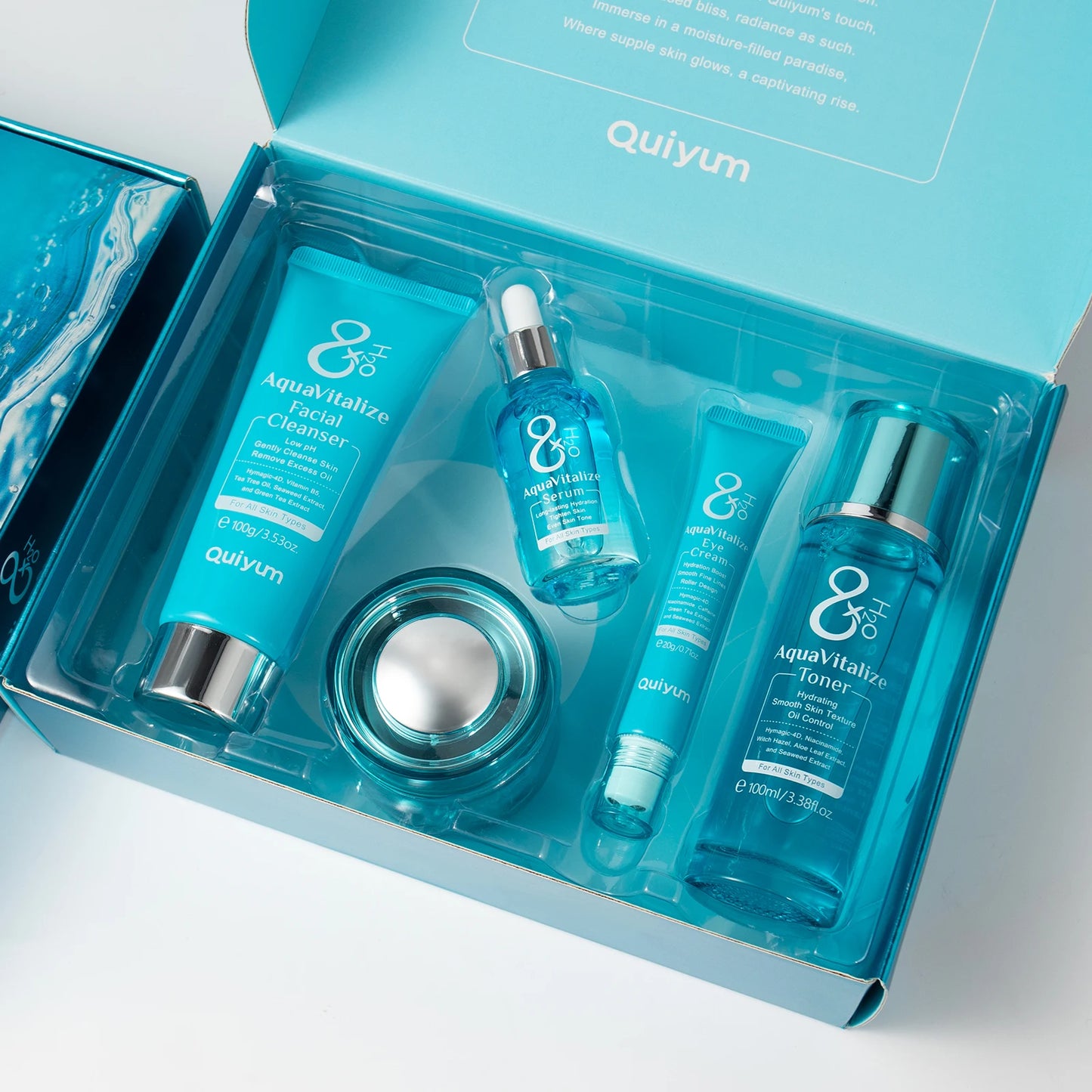 Laikou AquaVitalize Hydration Skincare Set 5 Piece Gift Kit