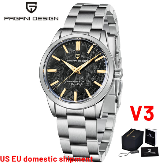 PAGANI DESIGN Ultra Thin Quartz Watch For Men