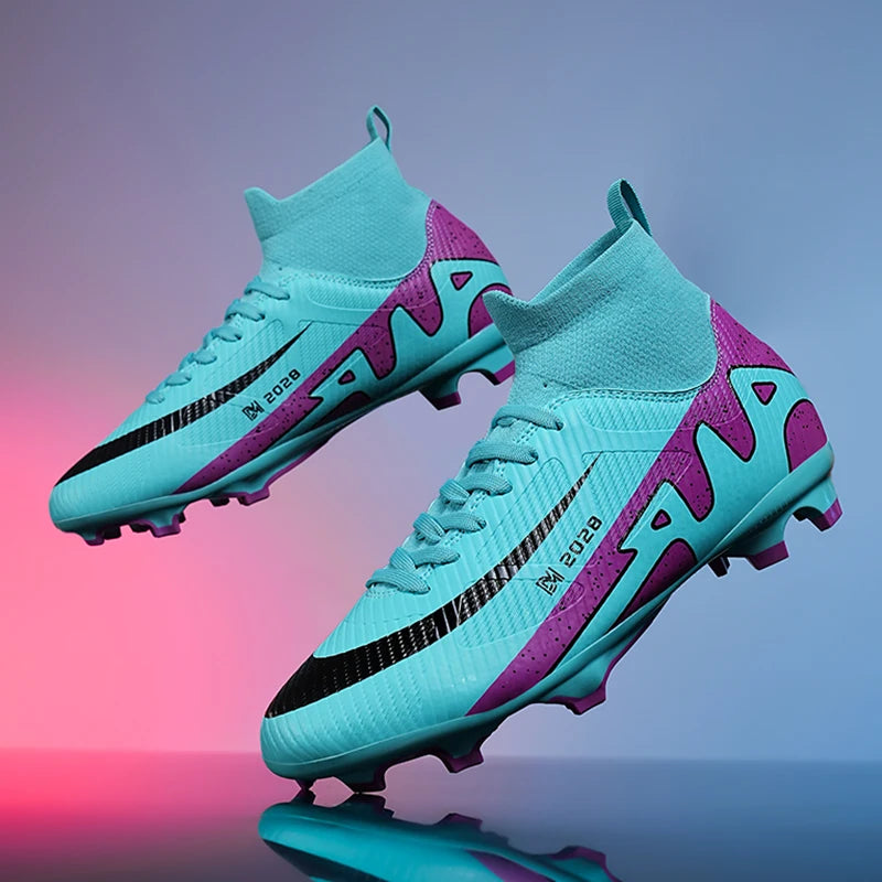 Sxfdneay Mens Soccer Shoes Professional Lightweight Non Slip Cleats