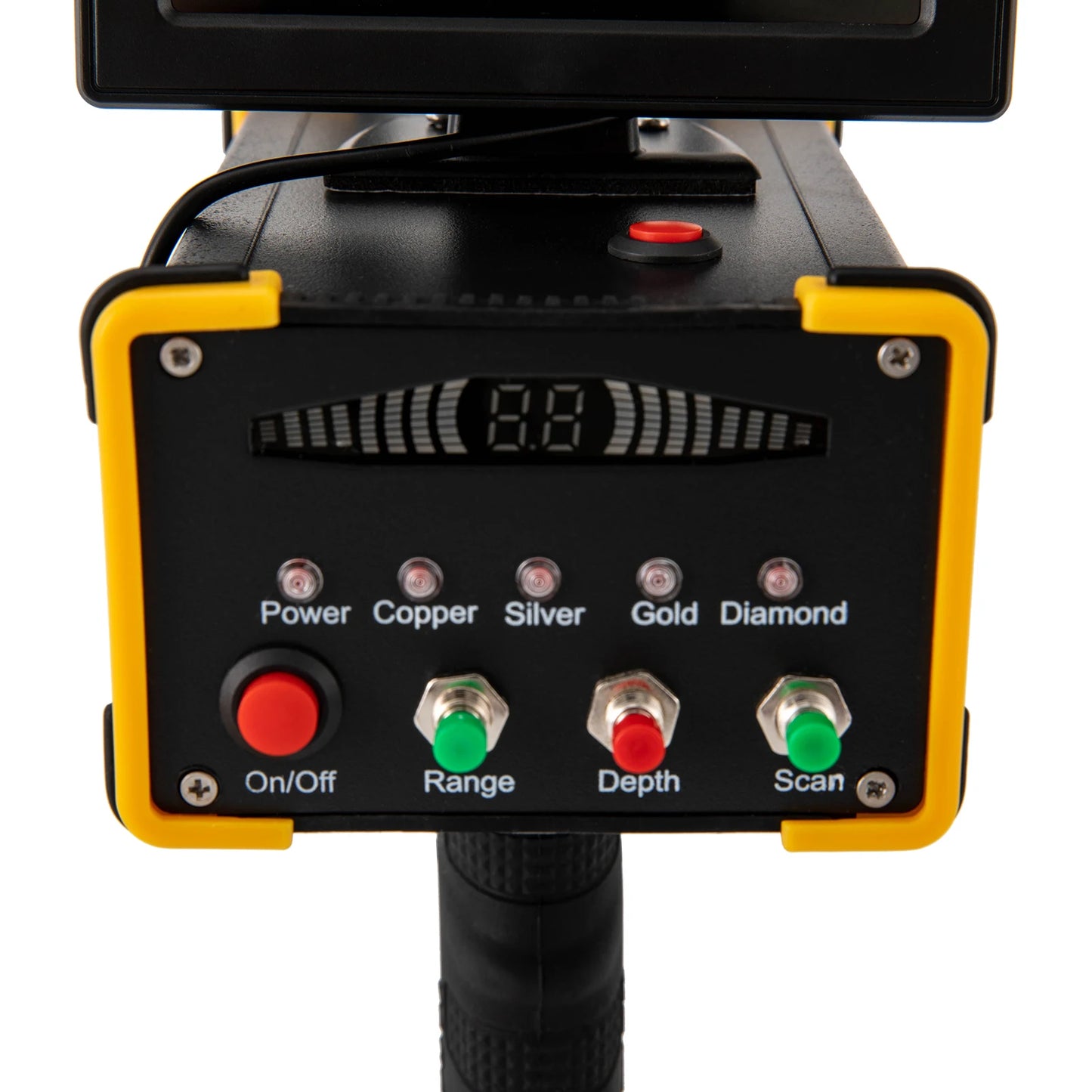 Long Distance Metal Detector With LCD Screen Cordless Gold Silver