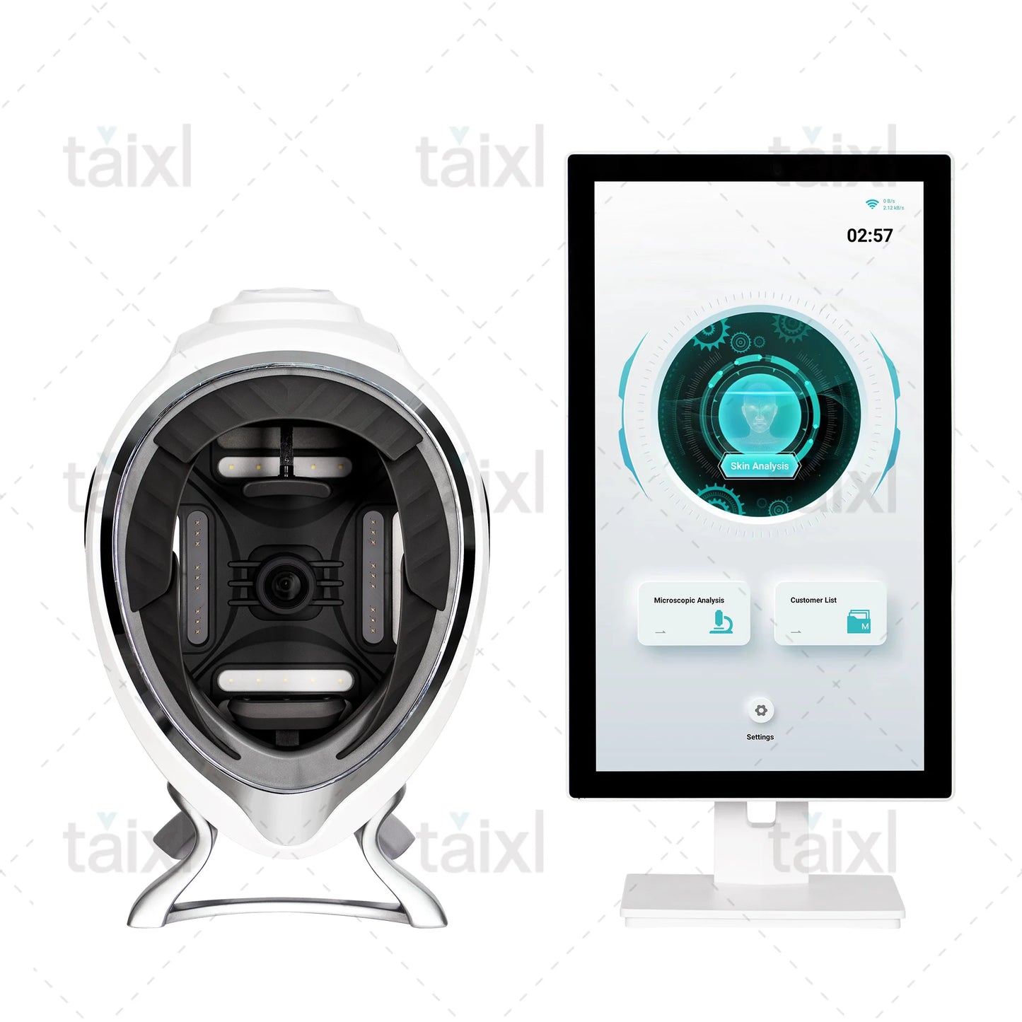 3D Skin Scanner Facial Analyzer Monitor Magic Mirror Testing Device