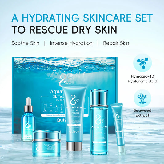 Laikou AquaVitalize Hydration Skincare Set 5 Piece Gift Kit