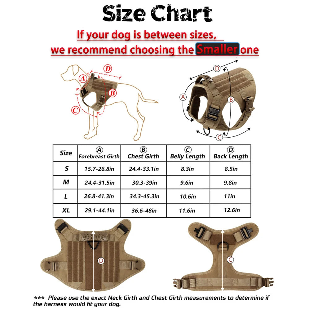 PETRAVELCN Large Dog Vest Harness And Leash Set For Training