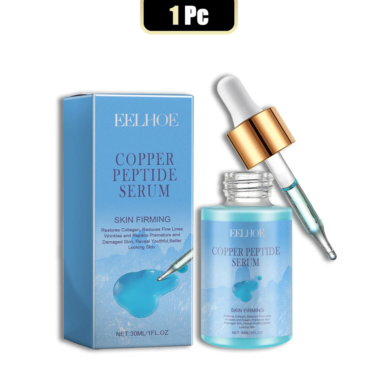 Eelhoe Copper Peptide Facial Serum For Anti-Aging Moisturizing
