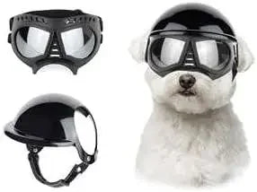 ATUBAN Dog Helmet Sunglasses For Outdoor Protection