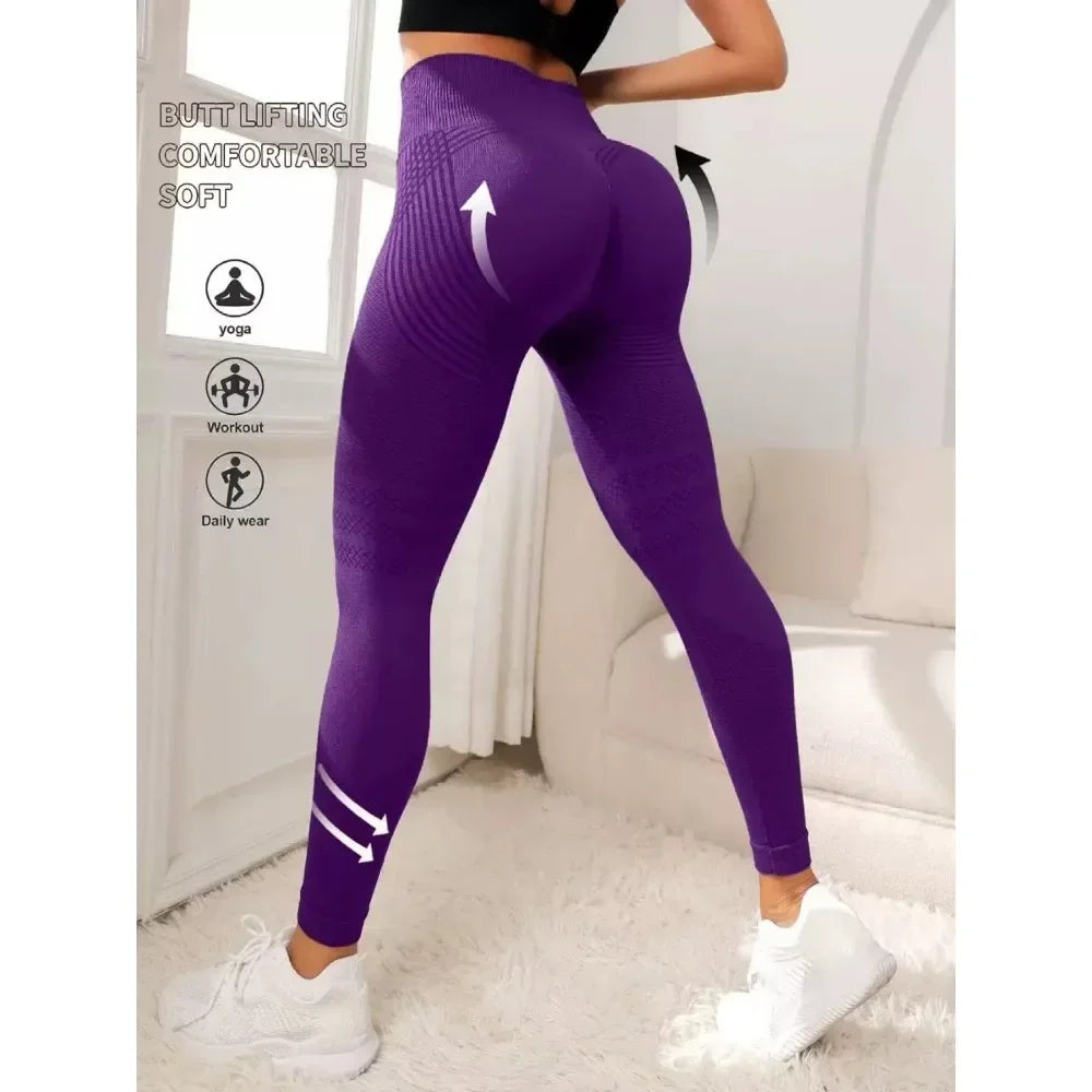 Cellulite 3D Leggings High Waisted Butt Lifting For Gym Workout