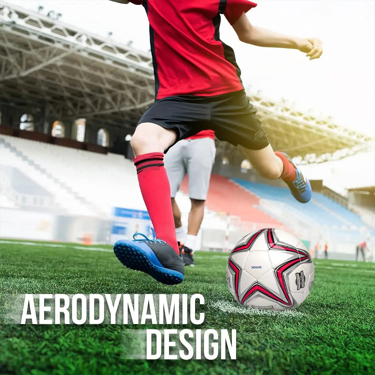 Soft PU Leather Soccer Ball For Indoor Outdoor Training