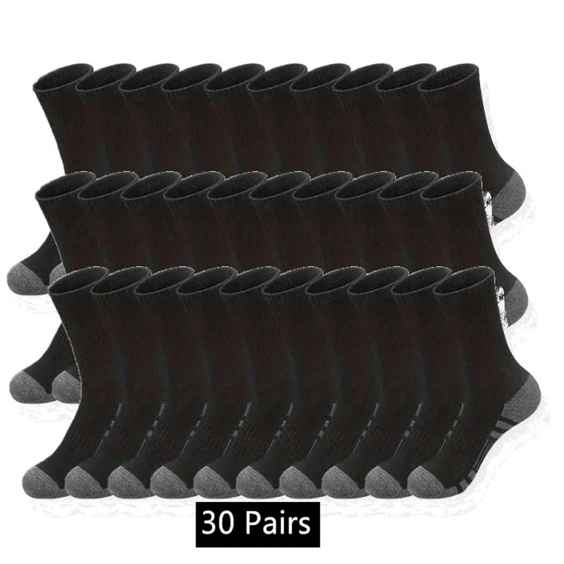 Unisex Men's Classic Crew Socks For Running And Basketball Breathable