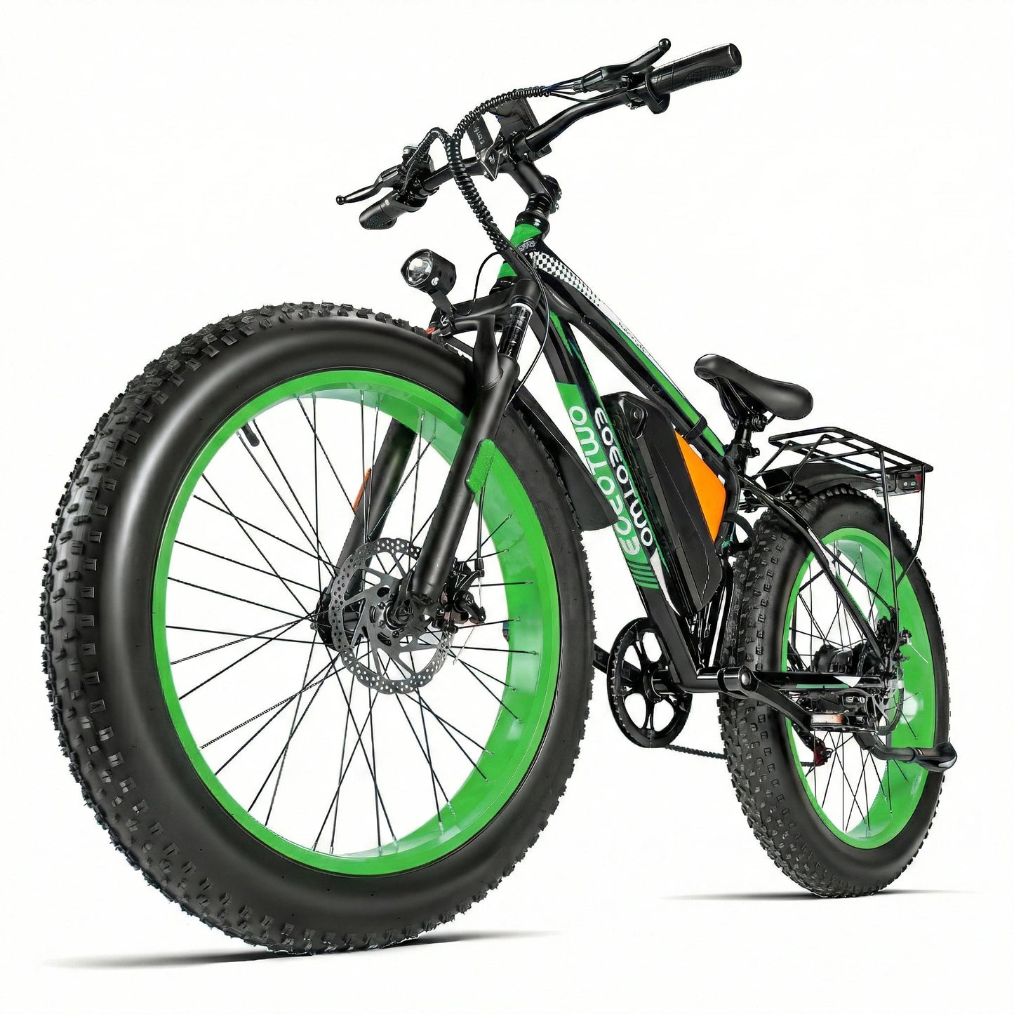 EOEOTWO Fat Tire Electric Bike All Terrain 1000W Peak Power