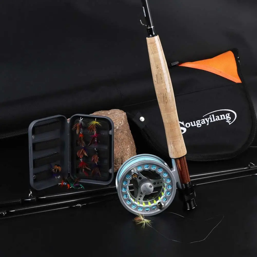 Fly Fishing Rod And Reel Combo For Saltwater Freshwater Angling