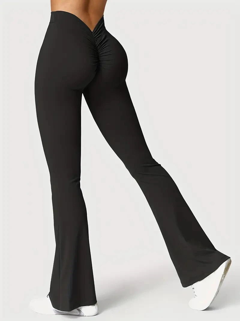 V-Waist Push-Up Gym Leggings For Women Comfort Fit
