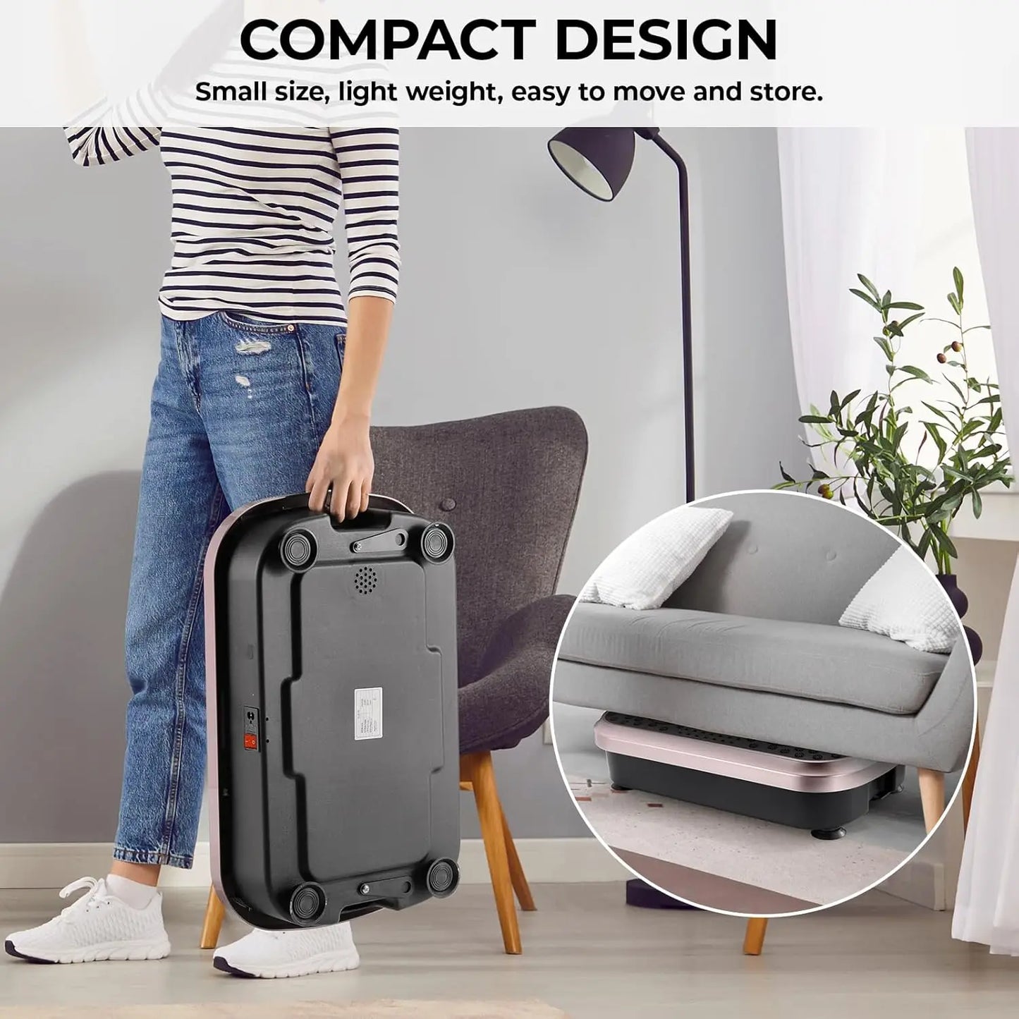 Vibration Plate Fitness Machine For Home Full Body Workout