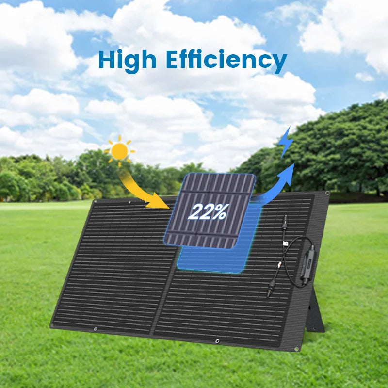 100W Solar Panel Portable Folding 54W 36W 21W Solar Generator for Camping Balcony photovoltaic panels Waterproof