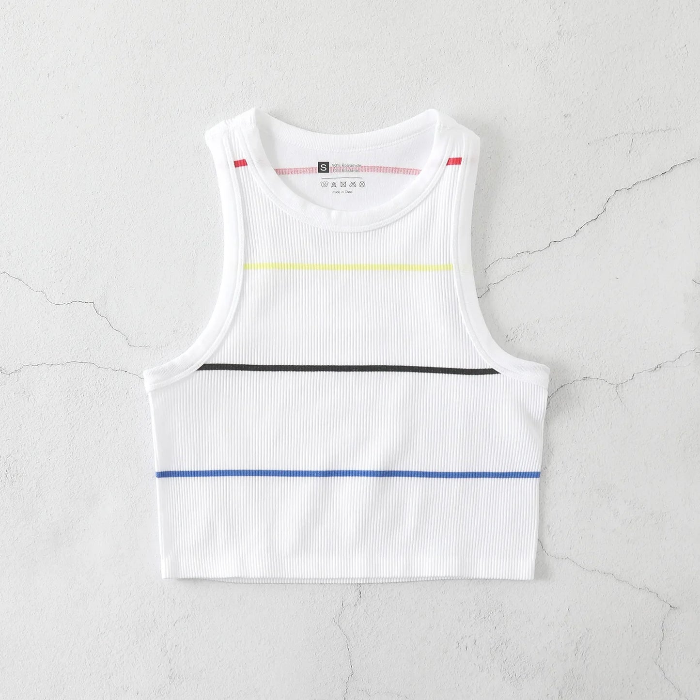 Women Yoga Vest Elastic Gym Crop Top Fitness Tank Pro