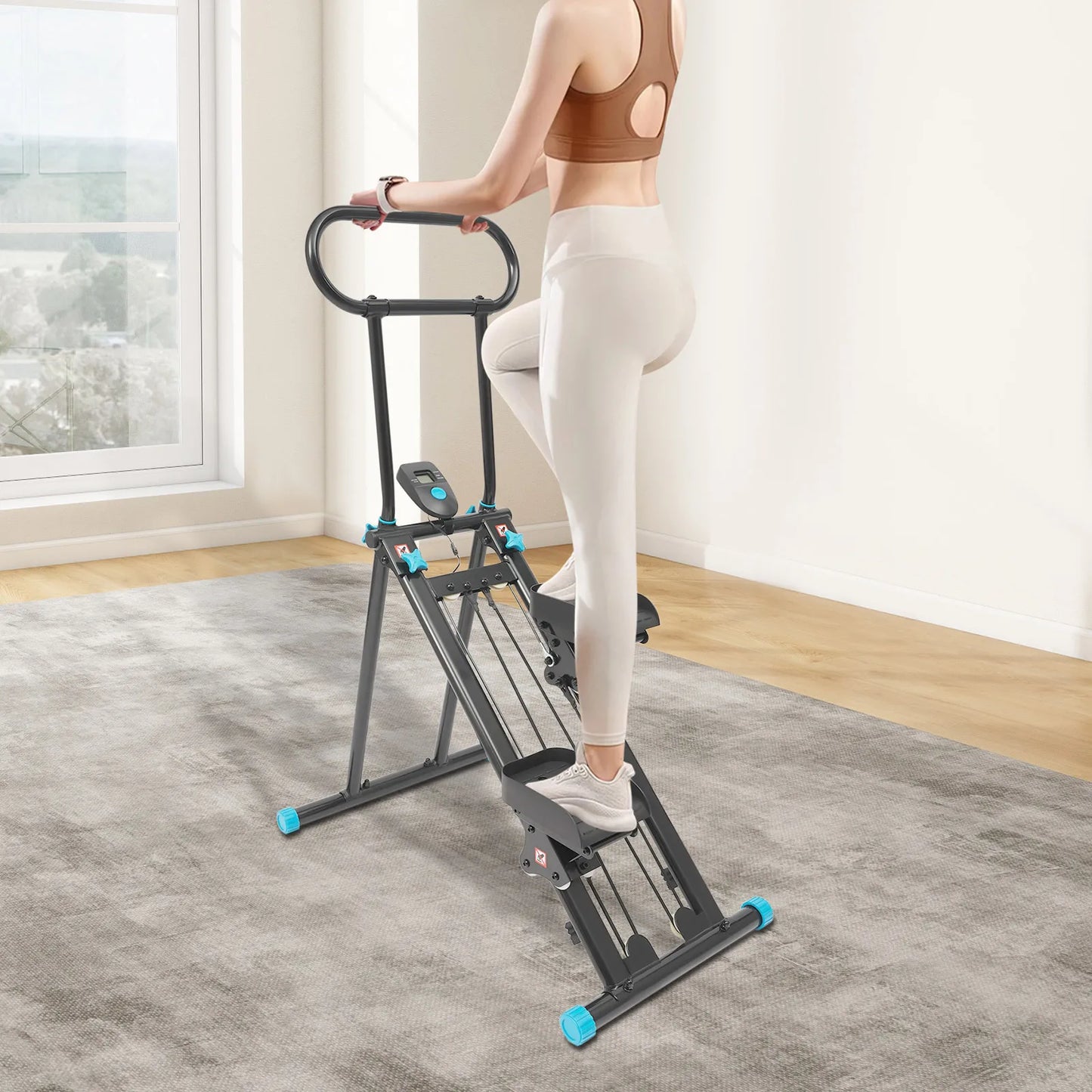 Folding Stair Stepper For Gym Exercise Full Body Cardio Workout
