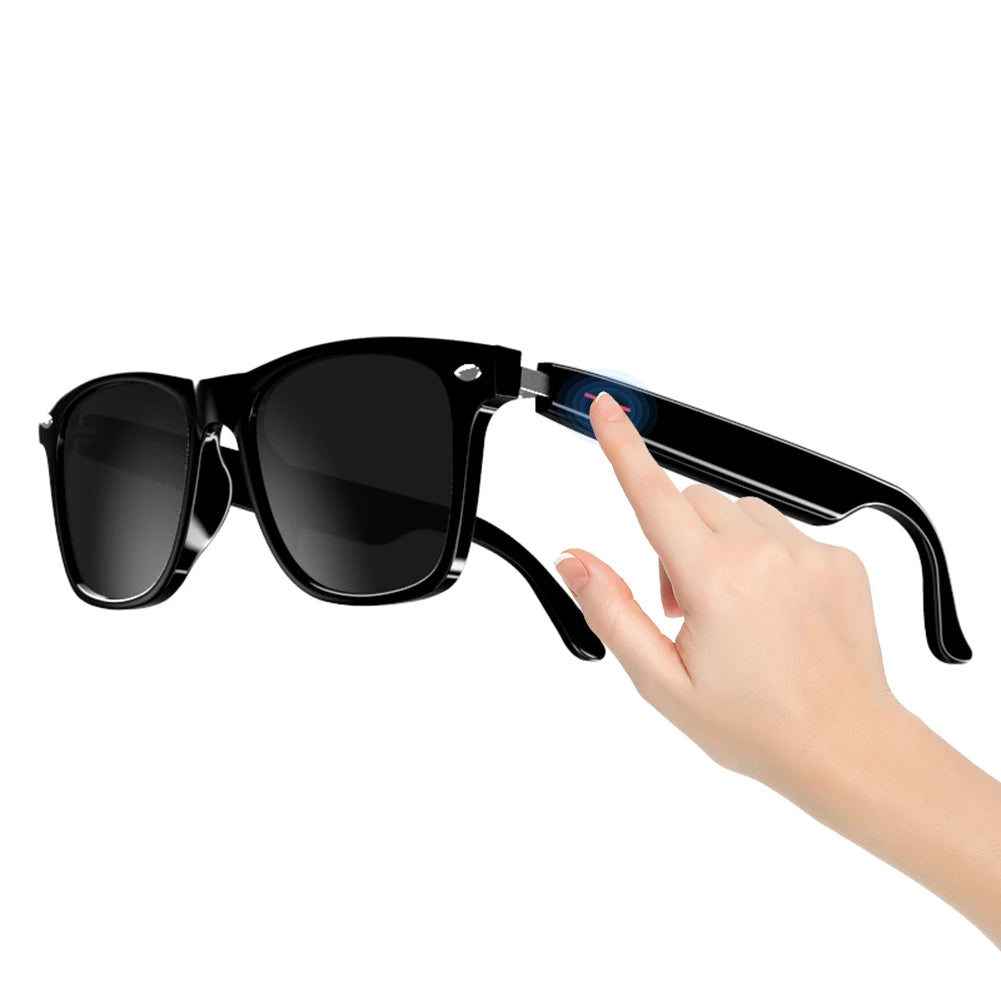 Alloet Smart Glasses AI Voice Assistant Camera Open Ear