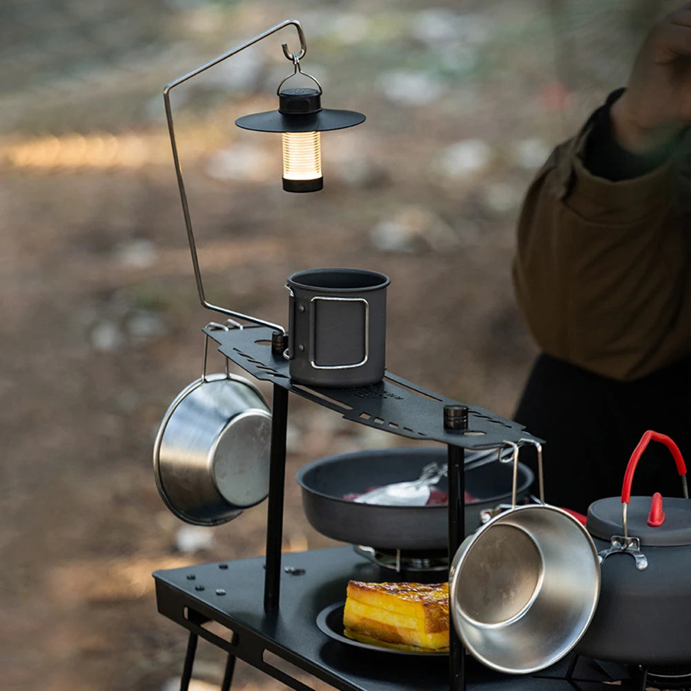 Table Lantern Stand Aluminum Alloy Camping Light Holder