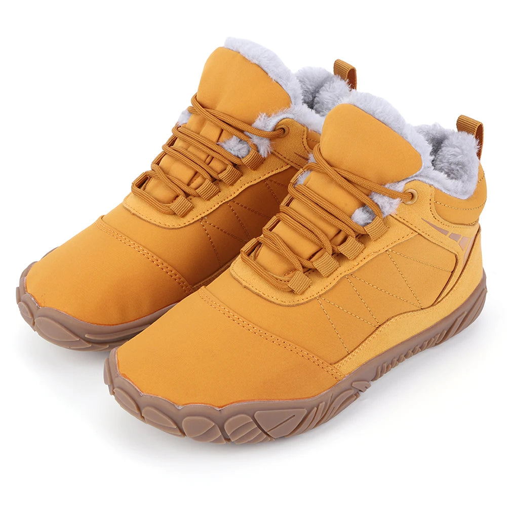 Winter Barefoot Snow Boots Non Slip With Wide Toe Box