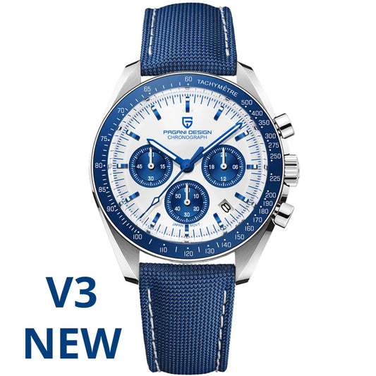 PAGANI DESIGN CK2998 Moon Watch Stainless Steel Chronograph For Men