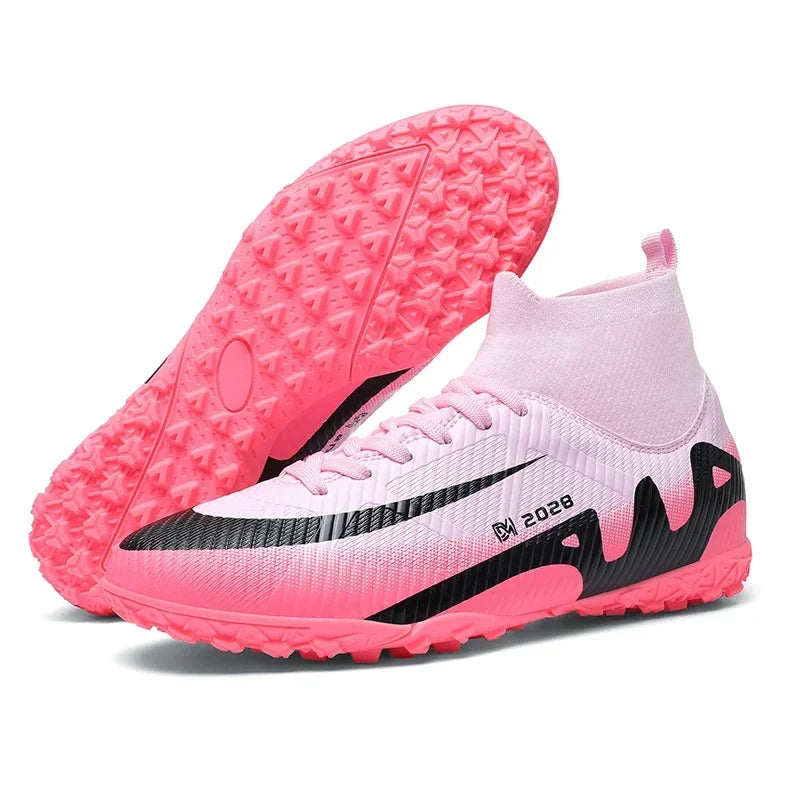 Sxfdneay Mens Soccer Shoes Professional Lightweight Non Slip Cleats