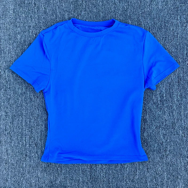 Womens Quick Dry Yoga T Shirt For Running And Fitness