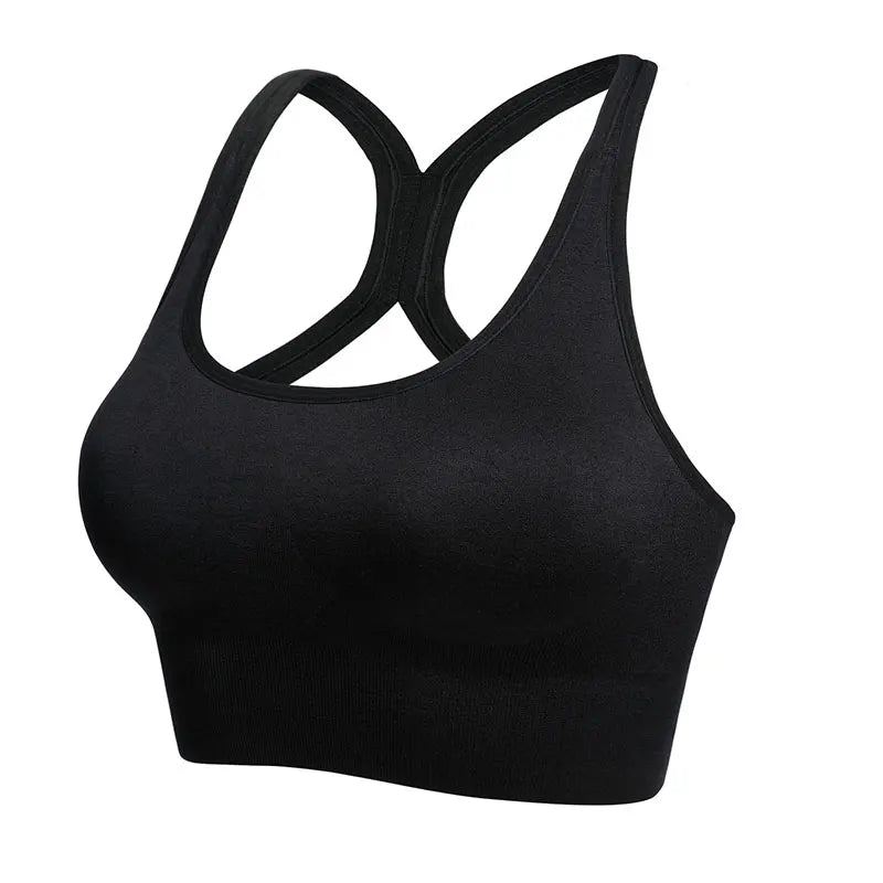 Breathable Nylon Racerback Yoga Sports Bra For Women Seamless