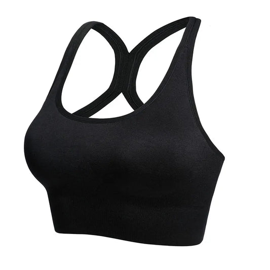 Breathable Nylon Racerback Yoga Sports Bra For Women Seamless