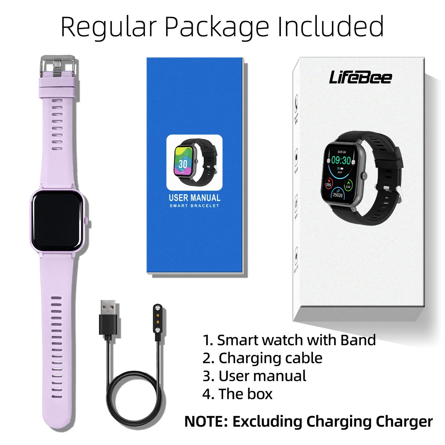 Lifebee Smart Watch Fitness Tracker With 100 Plus Sports Modes