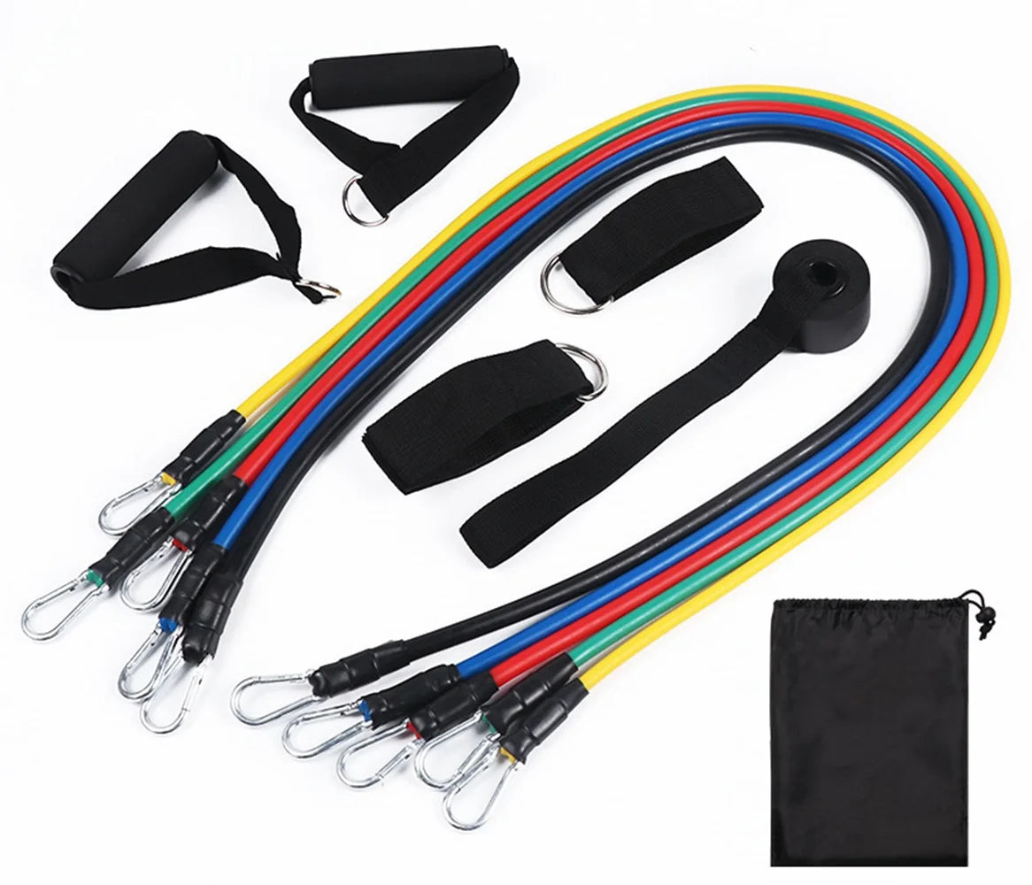 Elastic Fitness Tension Rope Resistance Band Set For Training