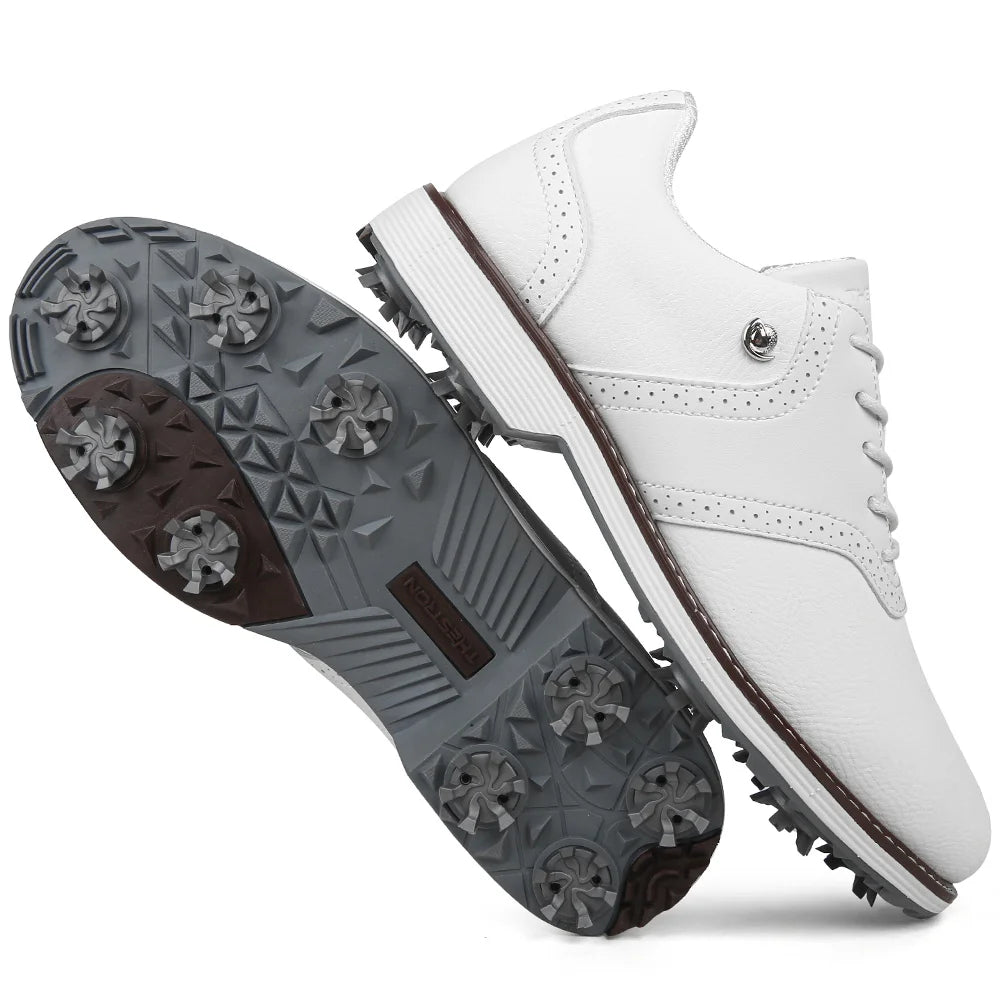 Lenox Golf Shoes Men Spikes Sneakers Walking Footwear