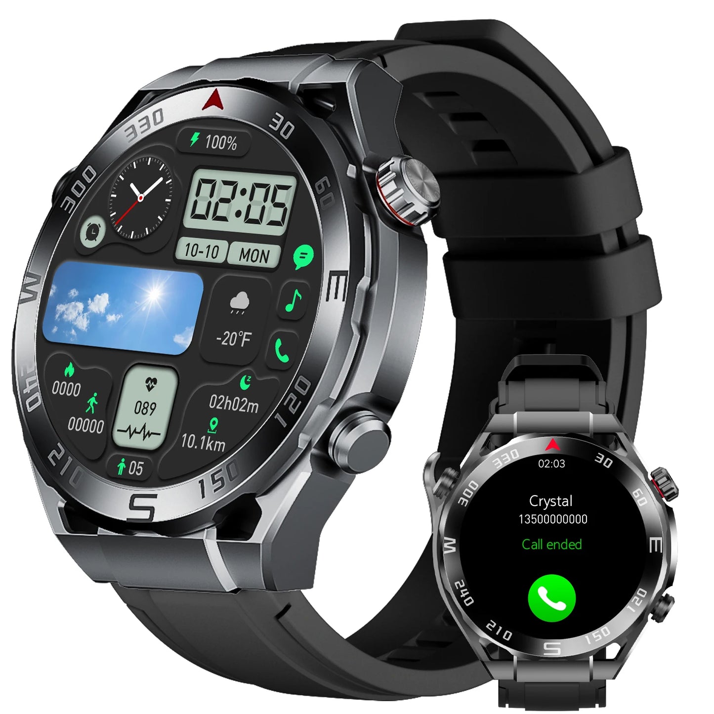 WO X5 Pro Max Sports Smartwatch NFC Health Monitor Android