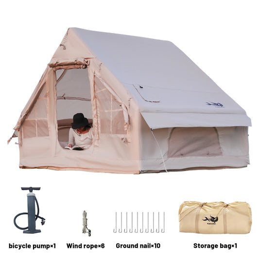 Pakicetus Inflatable Family Camping Tent 4 To 8 Person Luxury