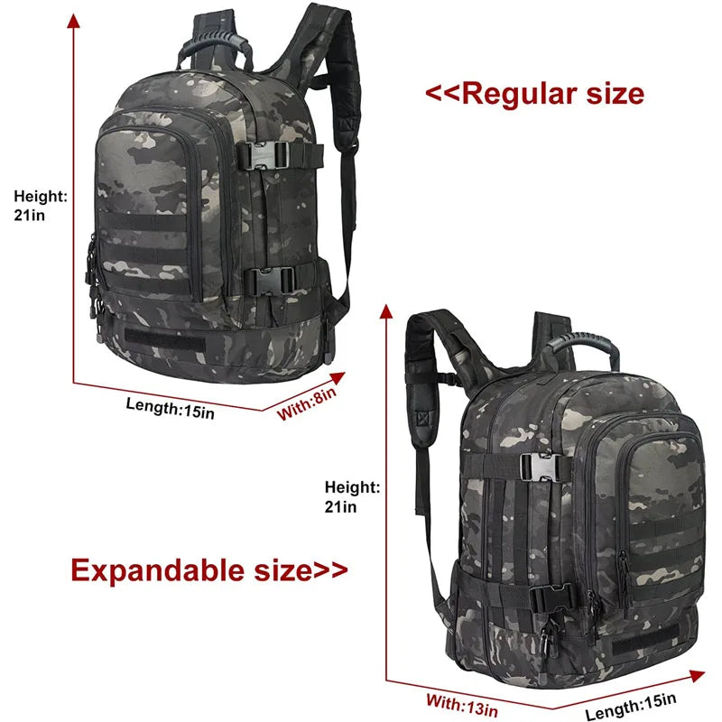 Travel Laptop Backpack Military Tactical Water Resistant For Men Women