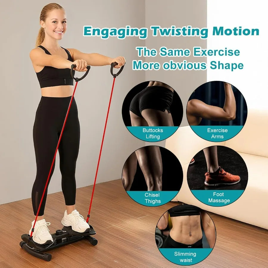 Waist Twister Machine Noiseless Adjustable Twist Board For Home Gym
